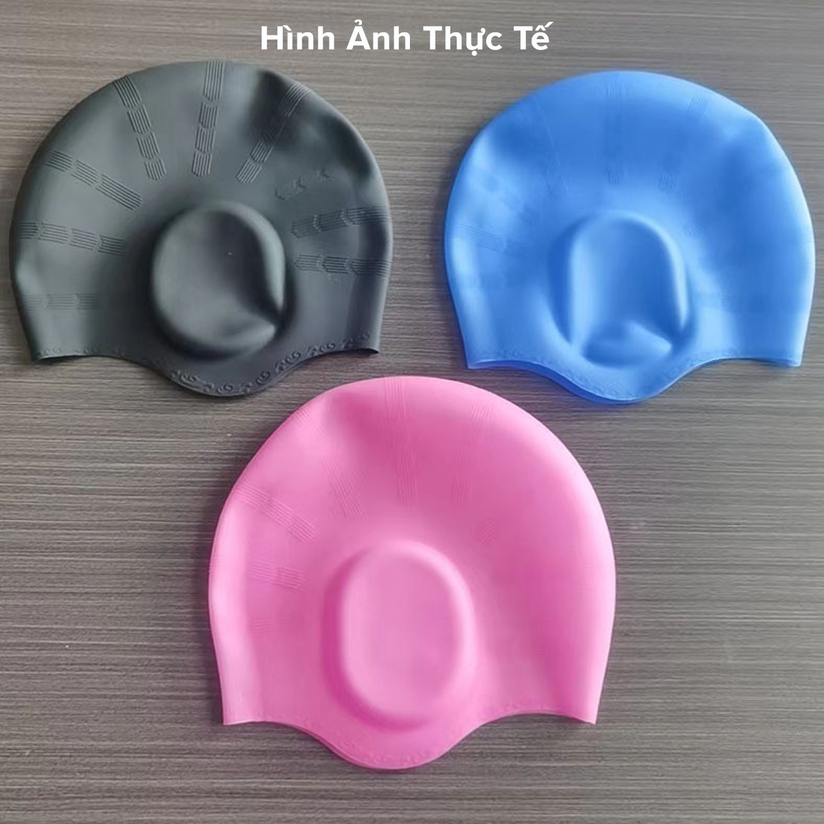 Mô tả Combo Mũ Bơi Silicone Bịt Tai + Kính Bơi Bịt Tai Chống UV Cùng Màu, Mũ Bơi Bịt Tai silicon Kính Bơi Bịt Tai Hãng Amalife - 10
