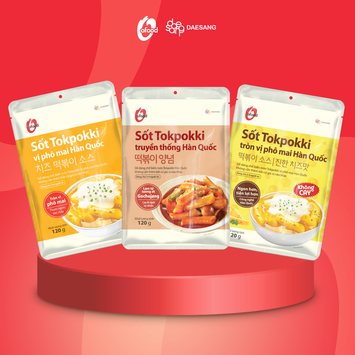 Mô tả Sốt tokbokki / tokpokki Hàn Quốc O'Food 120g - 1