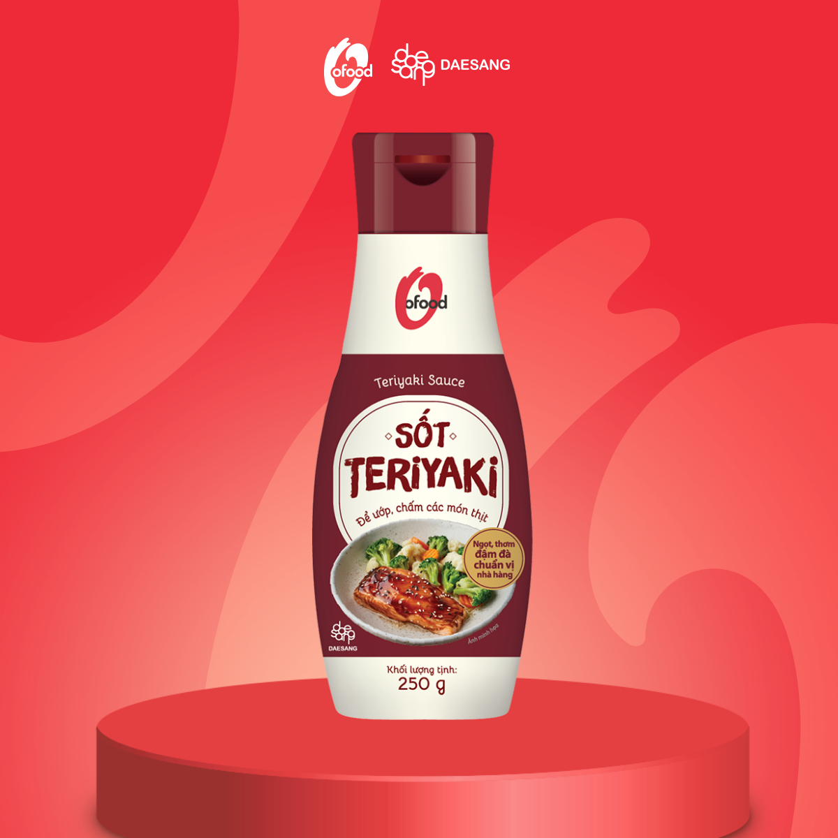 Mô tả Sốt teriyaki hoàn chỉnh O'food chai 250g - 1