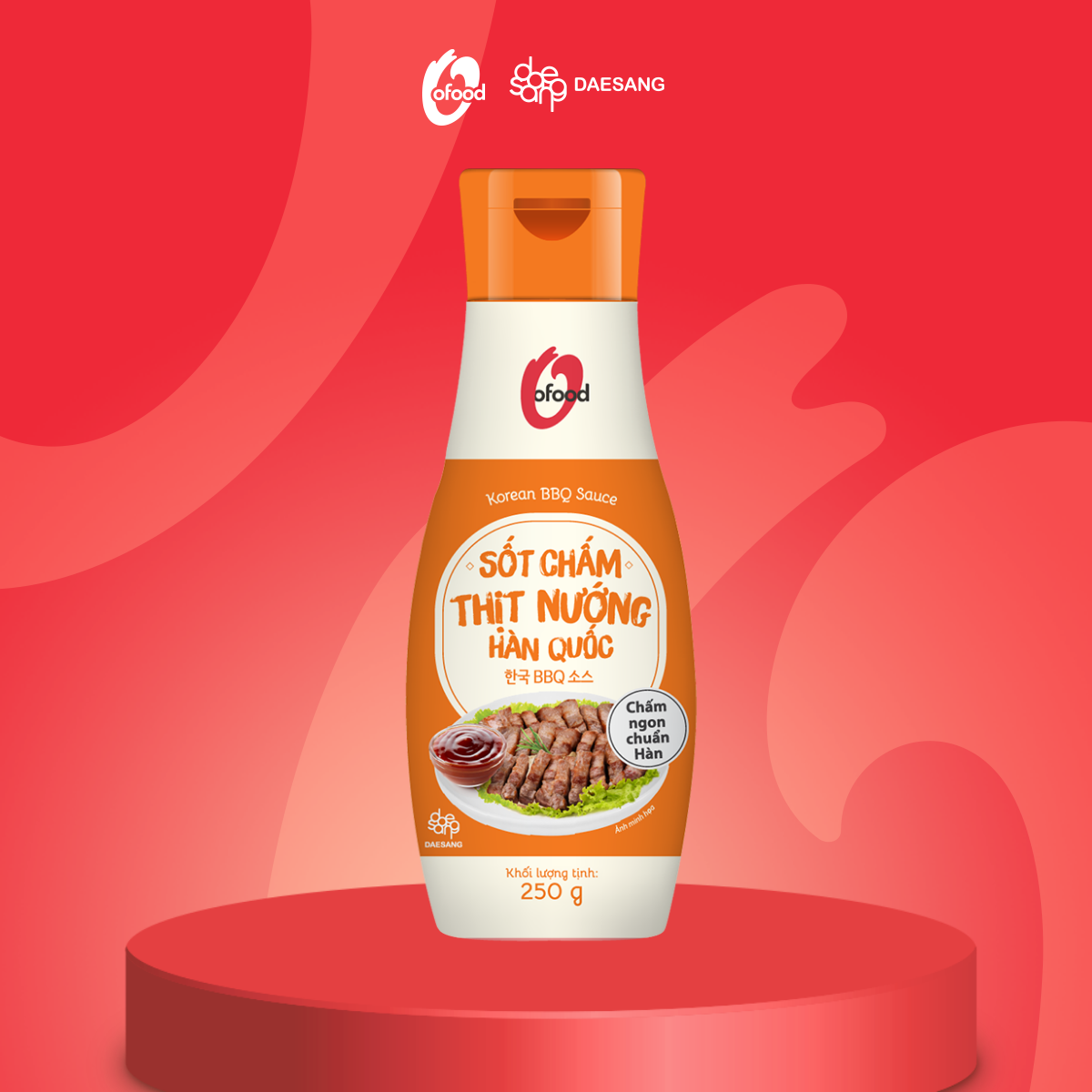 Mô tả Sốt chấm thịt nướng Hàn Quốc O'food chai 250g - 1