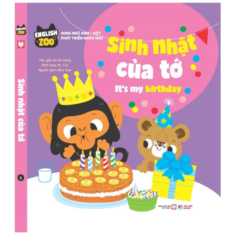 Mô tả Sách English Zoo - Song ngữ Anh Việt phát triển ngôn ngữ - lẻ tùy chọn - 6