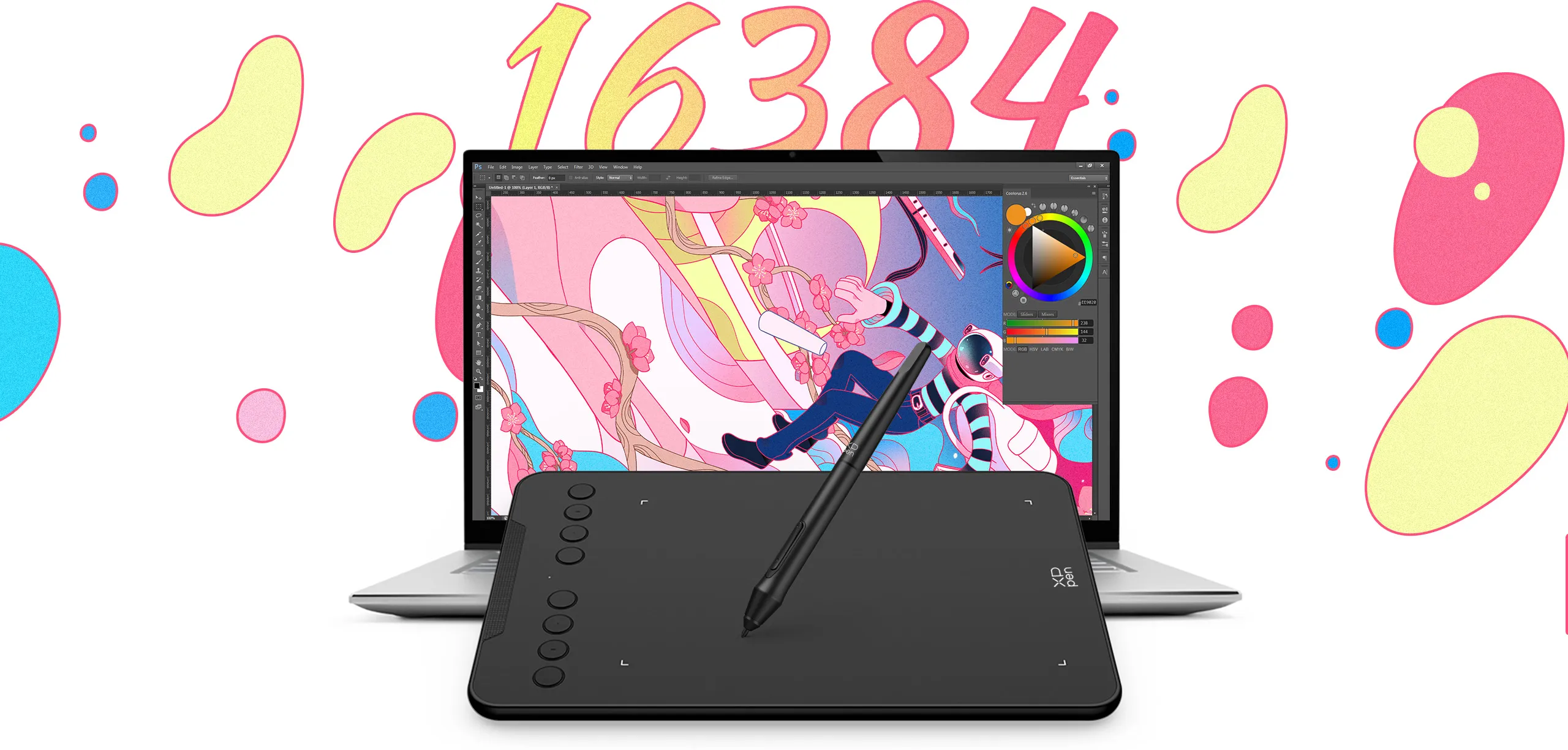 Mô tả Bảng Vẽ Điện Tử XP-Pen Deco Mini7 V2 – 16K - Hàng Chính Hãng - 1