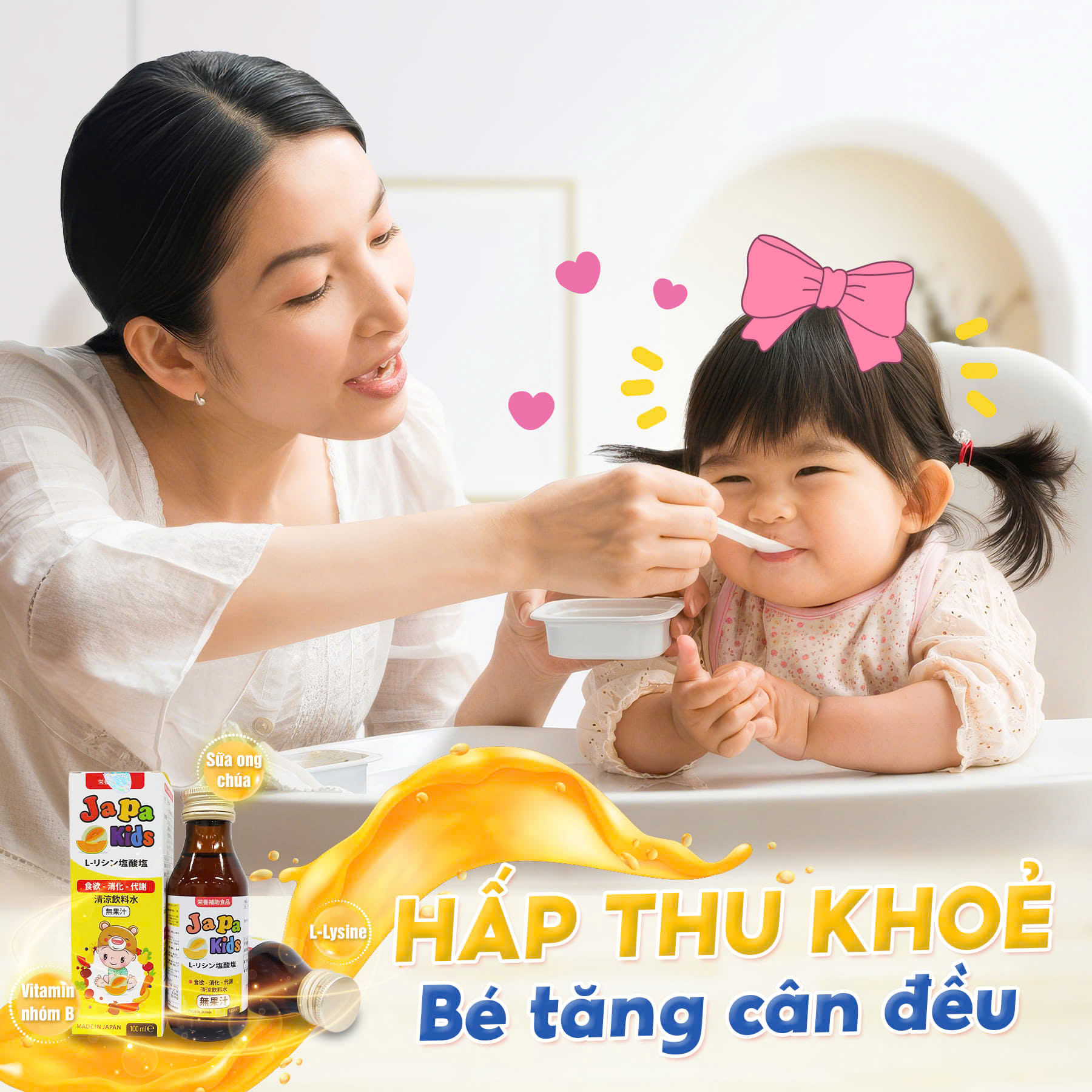 Mô tả Siro JAPA KIDS Chính Hãng Cho Trẻ Biếng Ăn Giúp Trẻ Ăn Ngon Tăng Cân Đều chai 100ml - 7
