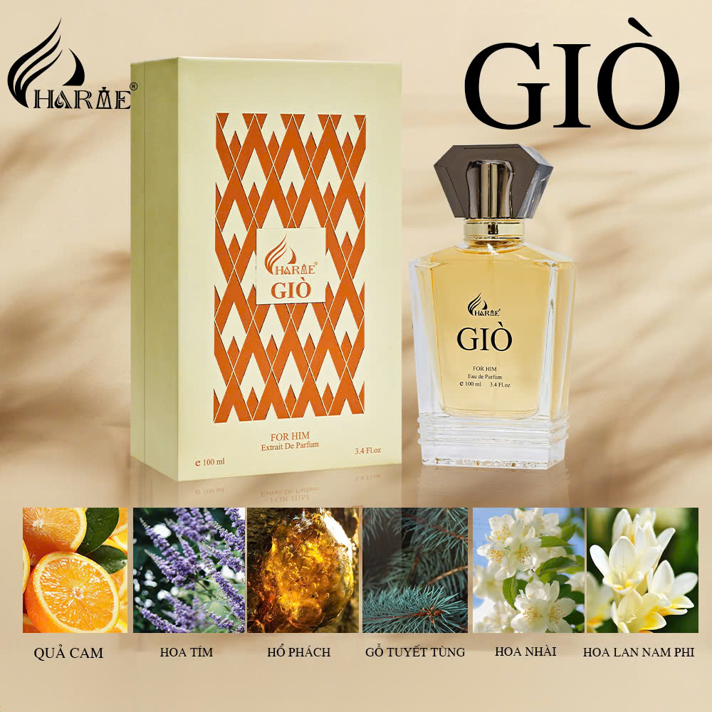 Mô tả Nước Hoa Nam Charme Giò 100ml Chính Hãng, Hương Gỗ Trái Cây Quyến Rũ, Cá Tính - 2