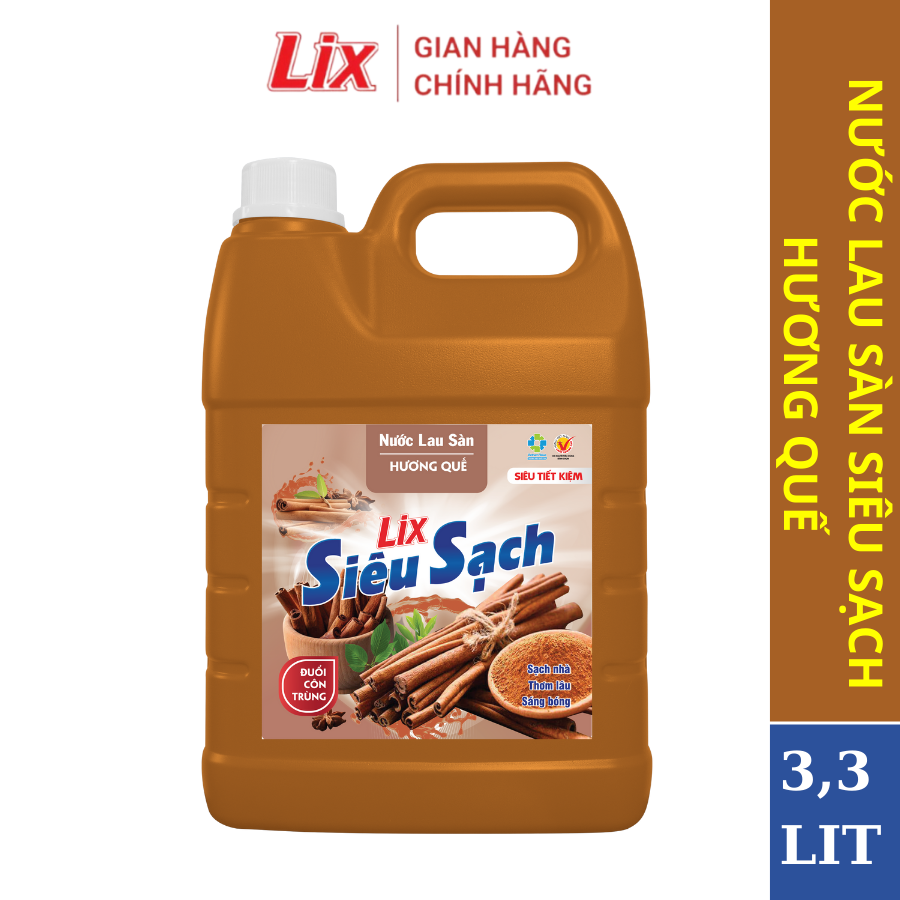 Mô tả Nước lau sàn siêu sạch hương quế, sáng bóng, thơm lâu, phù hợp với mọi loại sàn nhà - Lixco Việt Nam - 1