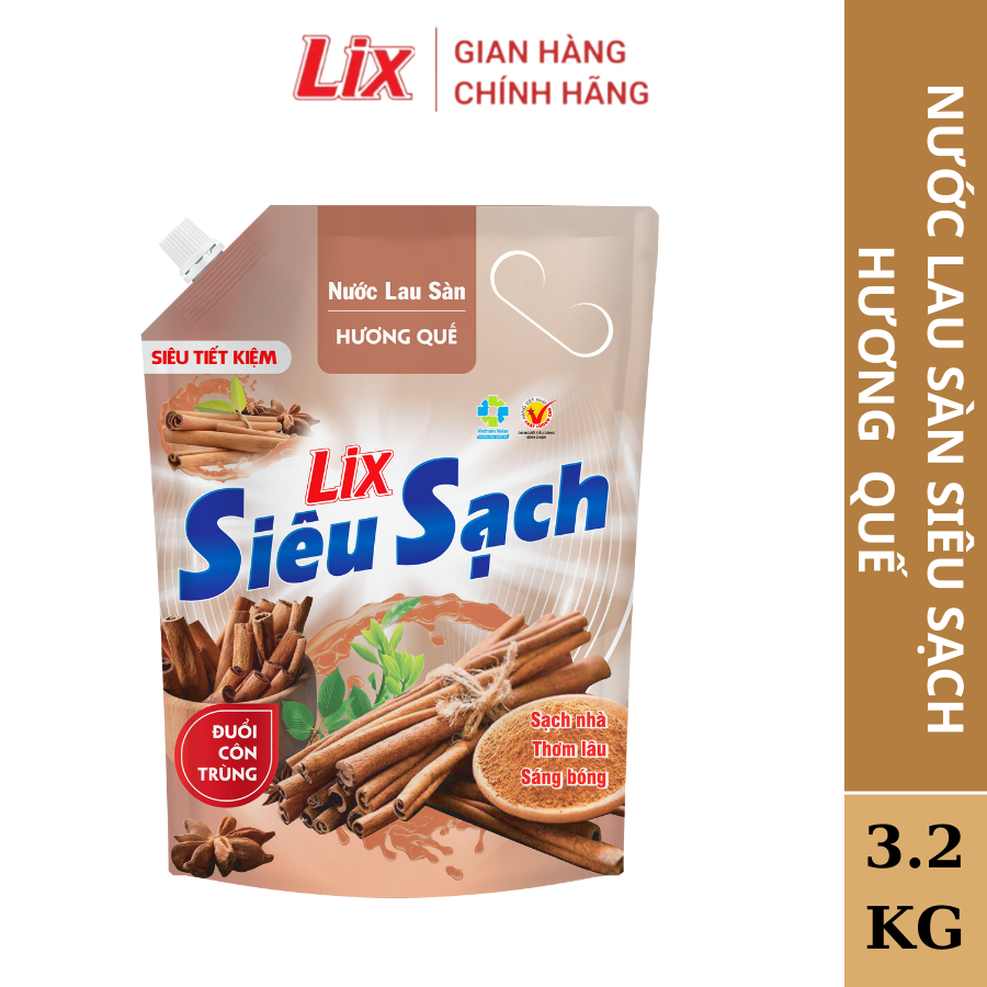 Mô tả Nước lau sàn siêu sạch hương quế, sáng bóng, thơm lâu, phù hợp với mọi loại sàn nhà - Lixco Việt Nam - 2