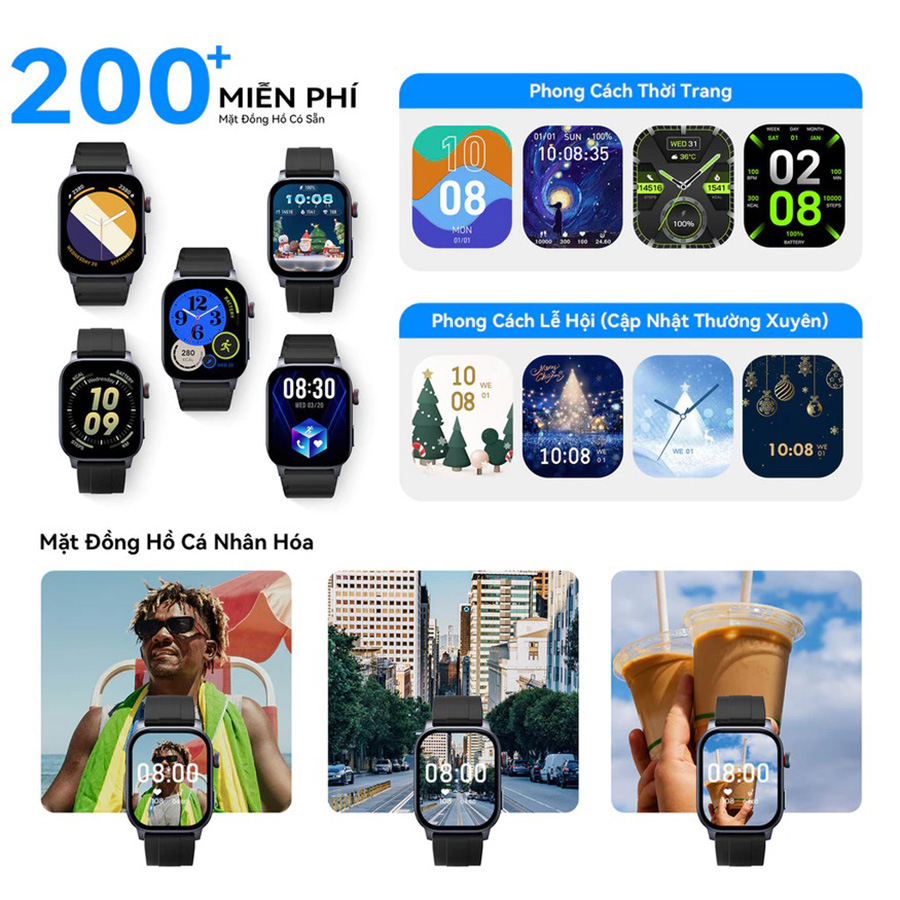 Mô tả Đồng hồ thông minh Kieslect Ks 3 I Nghe gọi trực tiếp I Chống nước 5 ATM I Định vị GPS - Hàng chính hãng - 4