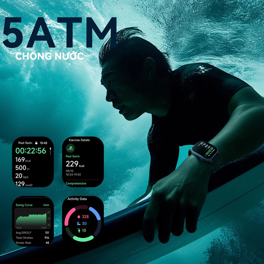 Mô tả Đồng hồ thông minh Kieslect Ks 3 I Nghe gọi trực tiếp I Chống nước 5 ATM I Định vị GPS - Hàng chính hãng - 9