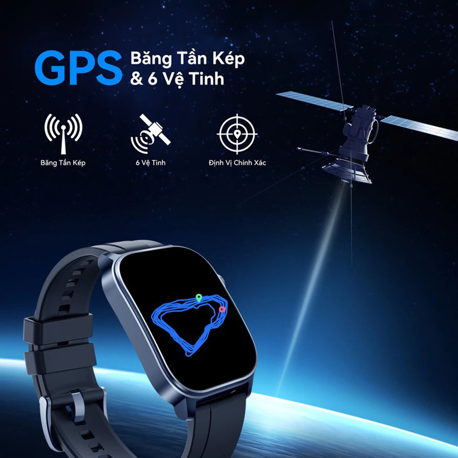 Mô tả Đồng hồ thông minh Kieslect Ks 3 I Nghe gọi trực tiếp I Chống nước 5 ATM I Định vị GPS - Hàng chính hãng - 10