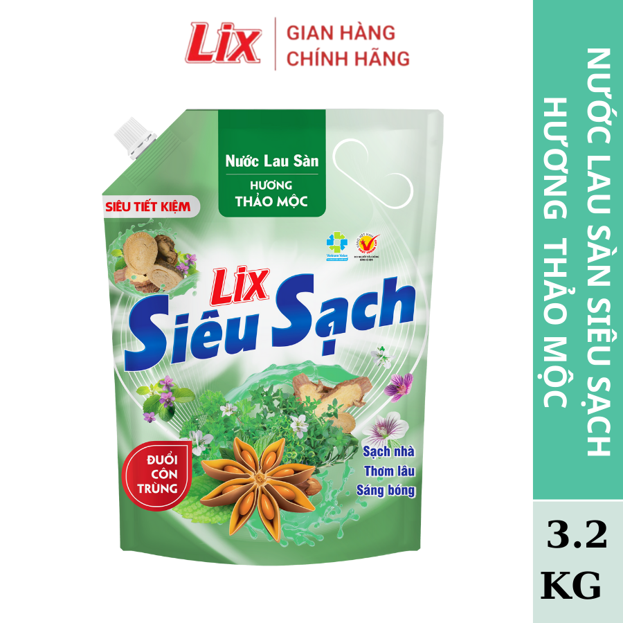 Mô tả Nước lau sàn siêu sạch hương thảo mộc, nhà sáng bóng, thơm lâu , sử dụng phù hợp với mọi loại sàn nhà Lixco Việt Nam - 2