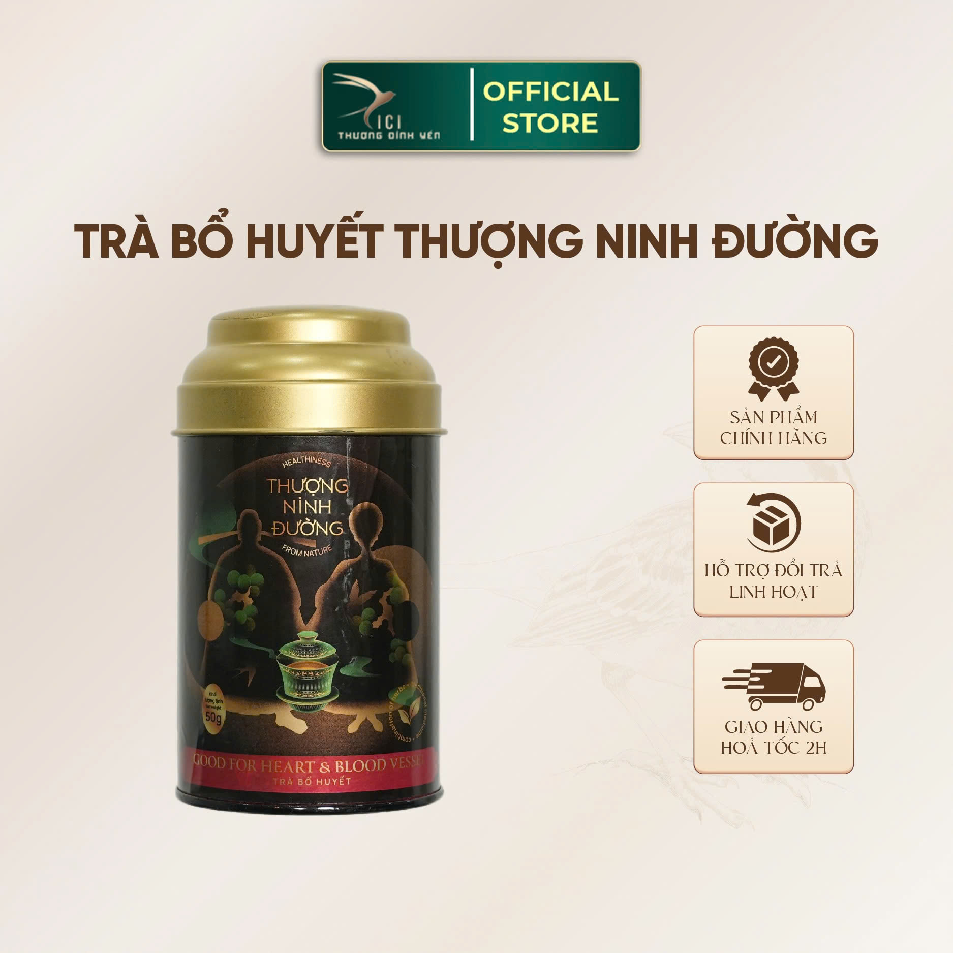 Mô tả Trà Bổ Huyết 14 Vị Thượng Ninh Đường Giúp Thanh Nhiệt CiCi Thượng Đỉnh Yến Từ Thiên Nhiên Trà Thảo Mộc Thanh Lọc Dễ Ngủ - 1