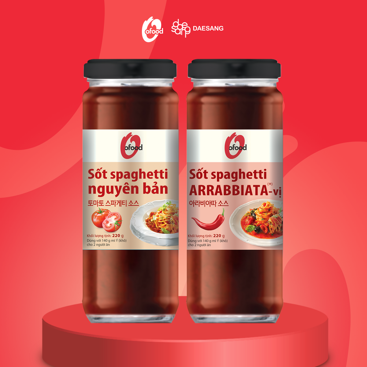 Mô tả Sốt Spaghetti O'Food chai 220g - 1
