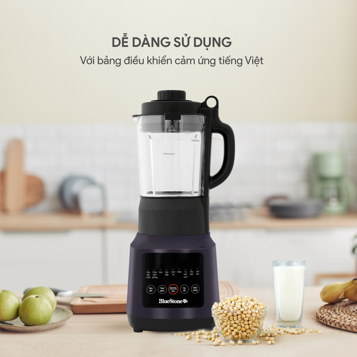 Mô tả Máy Làm Sữa Hạt Đa Năng BlueStone BLB-6037 1.75 Lít - 800W - 9