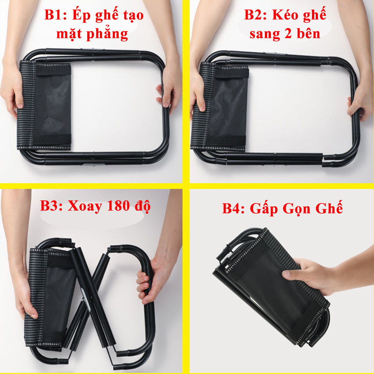Mô tả Ghế Gập Gọn Đút Túi Quần, Ghế Câu Cá, Ghế Đi Du Lịch, Cắm Trại, Ghế Mini Ngồi Chờ Tàu Hỏa Gấp Gọn Chính Hãng Amalife - 8