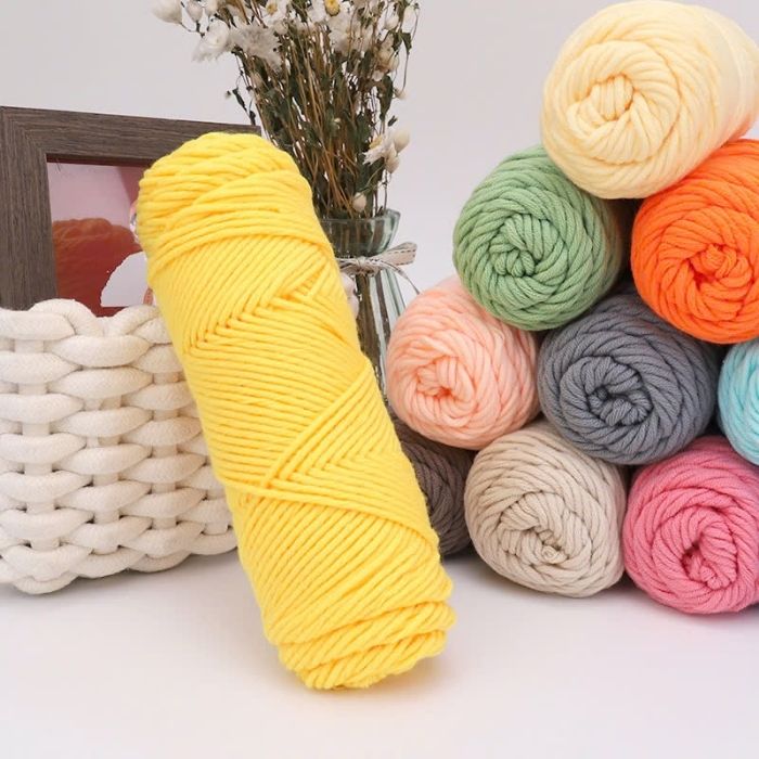 Len Cotton Love Sợi 3mm Cuộn 100gr, Len Ống Valentine LADYCO Dành Cho ...