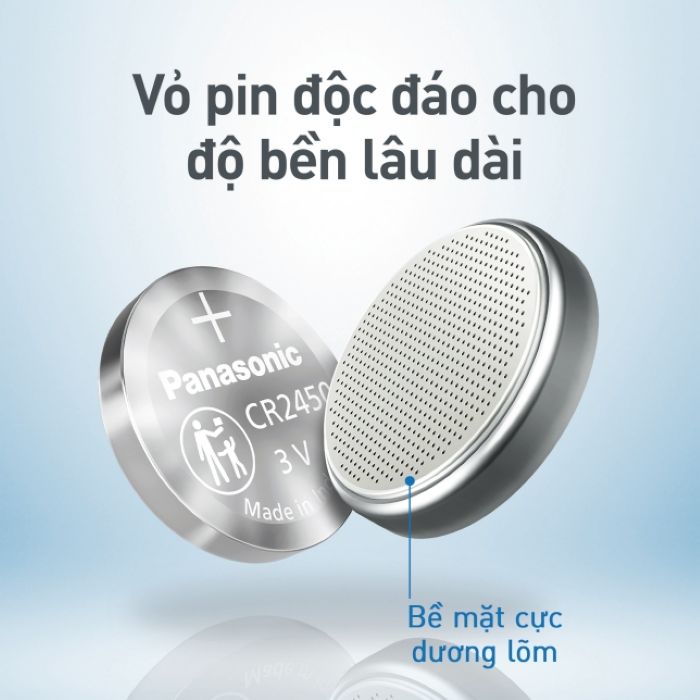 Cấu trúc pin nút Lithium Panasonic