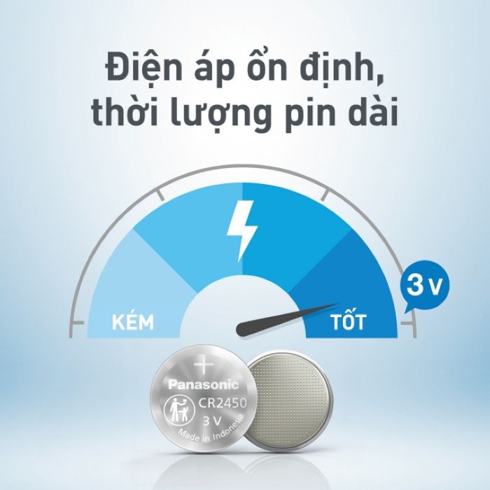 Điện áp pin Panasonic CR2450