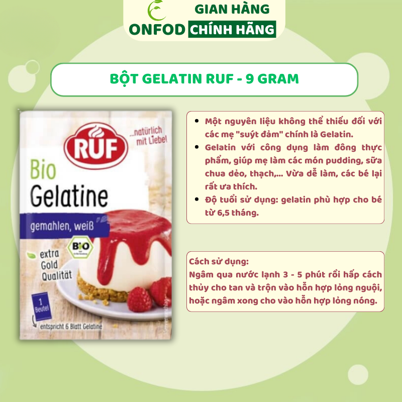 Bột yến mạch hữu cơ ONFOD