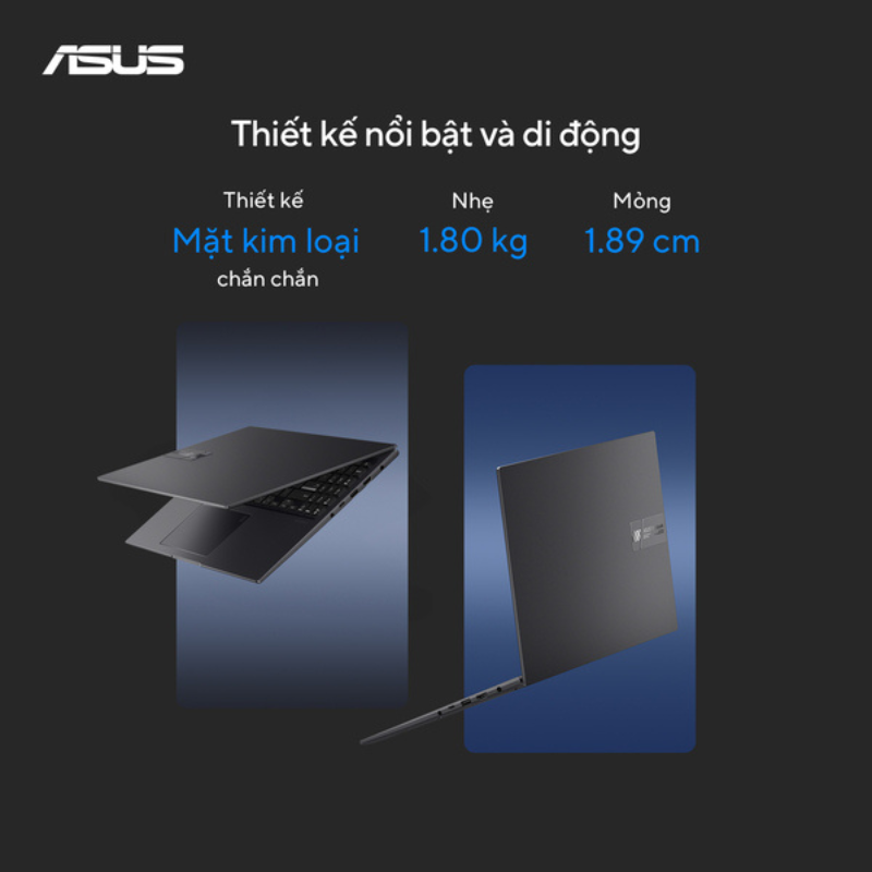Mô tả Laptop ASUS Gaming Vivobook K3605ZC-RP564W Core i5-12500H | 16GB | 512GB | RTX 3050 | 16" WUXGA | Win 11 | Đen - 2