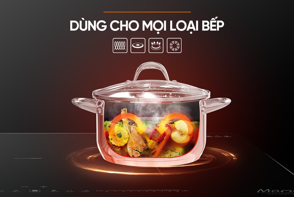 Mô tả Nồi Inox 3 đáy Sunhouse SHG301-xx dùng trên mọi loại bếp - 7