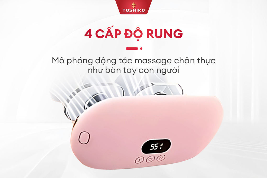 Mô tả Đai massage chườm nóng Toshiko V9 giúp xoa dịu các cơn đau bụng kinh, phù hợp với các chị em phụ nữ - 8