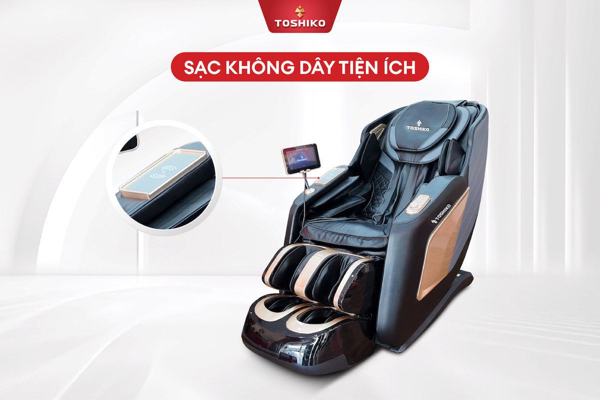 Ghế massage Toshiko T95 sạc không dây