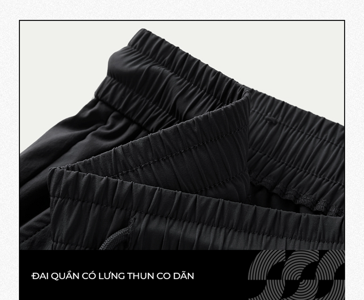 Mô tả Quần short thể thao nam HLA Sportsday Series lưng thun dây rút, chất liệu mát lạnh mềm nhẹ, co giãn thoải mái, thấm hút - 7