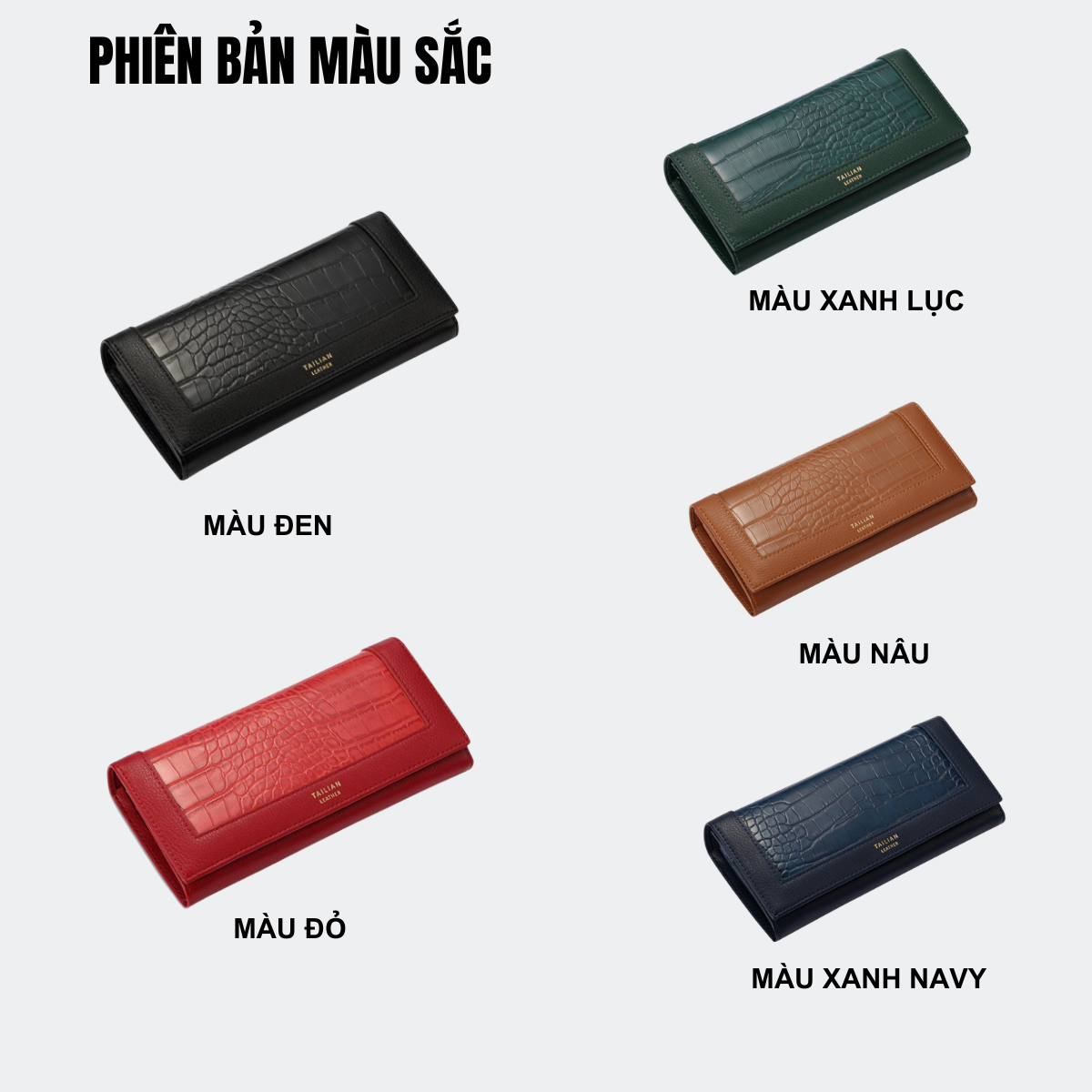 Ví Nữ TAILIAN TL26 - Nội thất nhiều ngăn tiện dụng