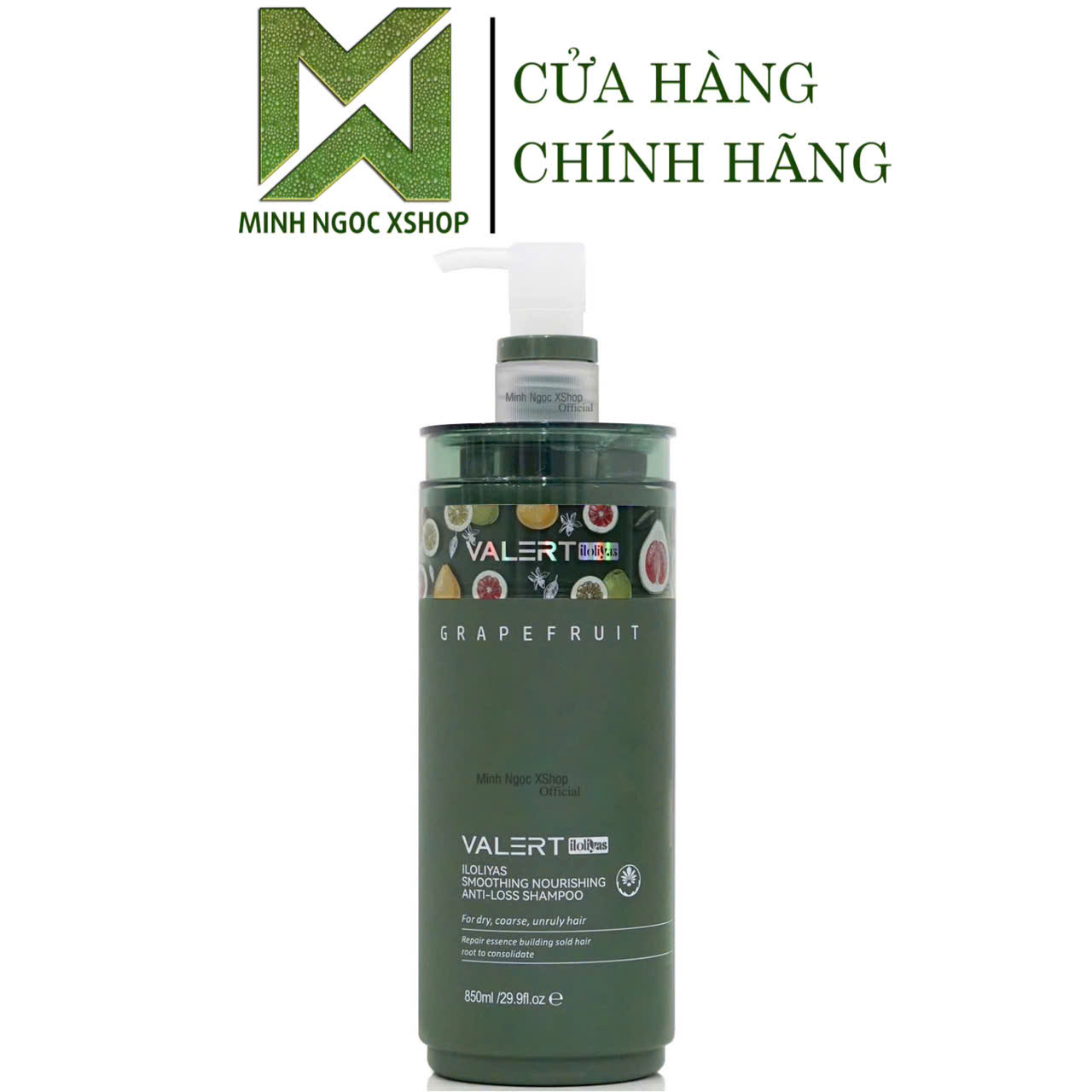 Mô tả Dầu gội bưởi Valert Grapefruit iloliyas 850ML mẫu mới 2025 phục hồi, chống rụng kích mọc tóc - 2