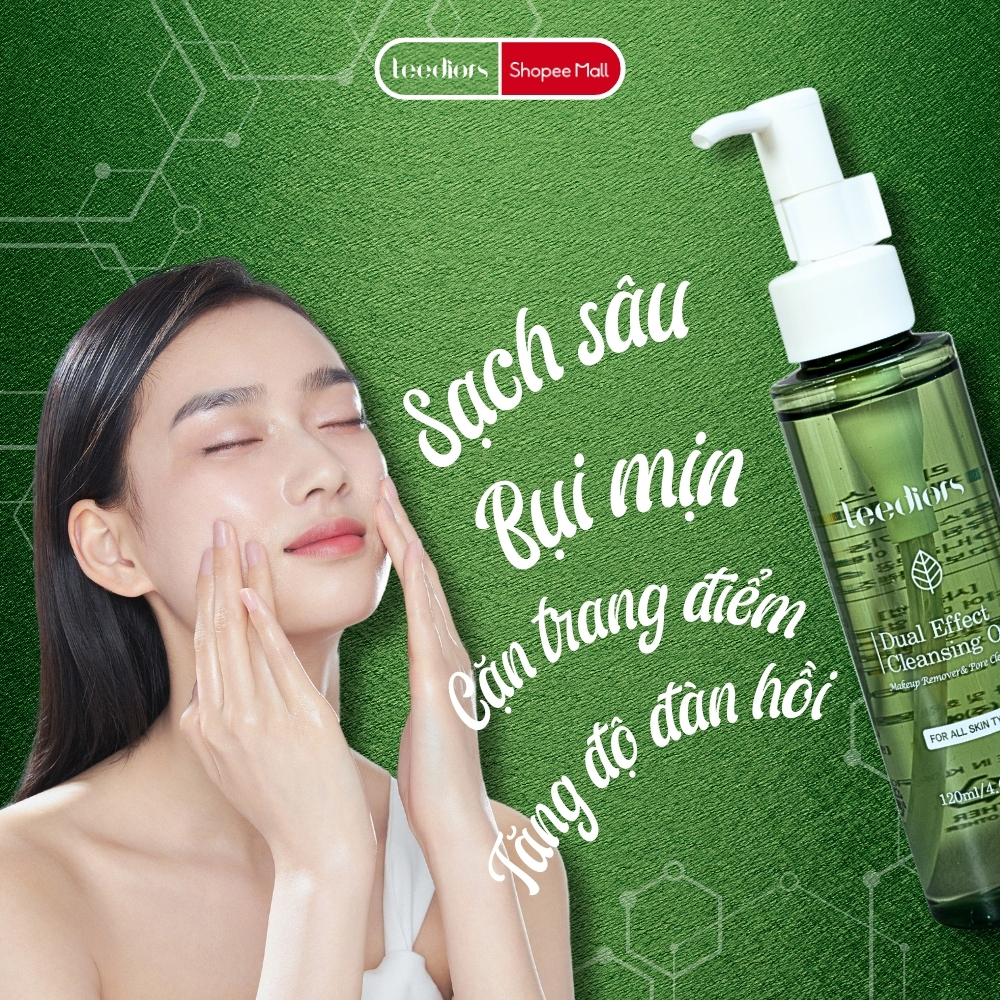Mô tả Dầu Tẩy trang Hàn Quốc Leediors  - Sạch sâu lớp Makeup, Bụi bẩn, Kháng khuẩn, Giảm & Ngừa Mụn - 1