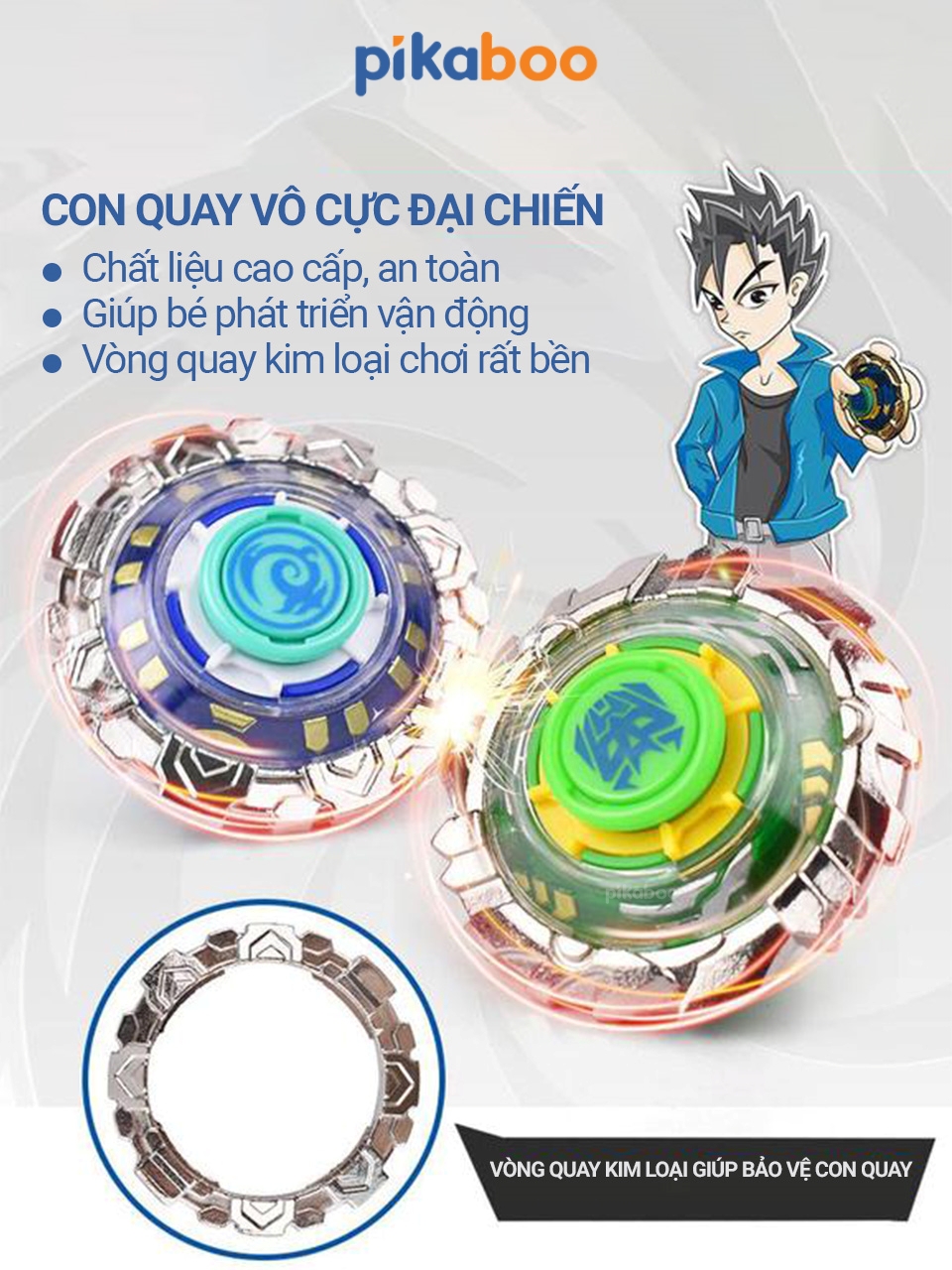 Con quay Pikaboo mẫu 2