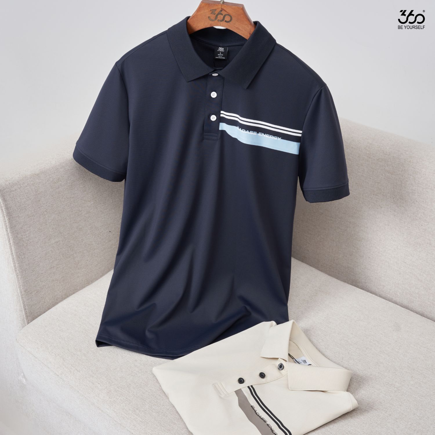 Mô tả Áo polo nam COOL TOUCH 360 Boutique áo polo cao cấp, co dãn, thoáng mát - POHTK603 - 1