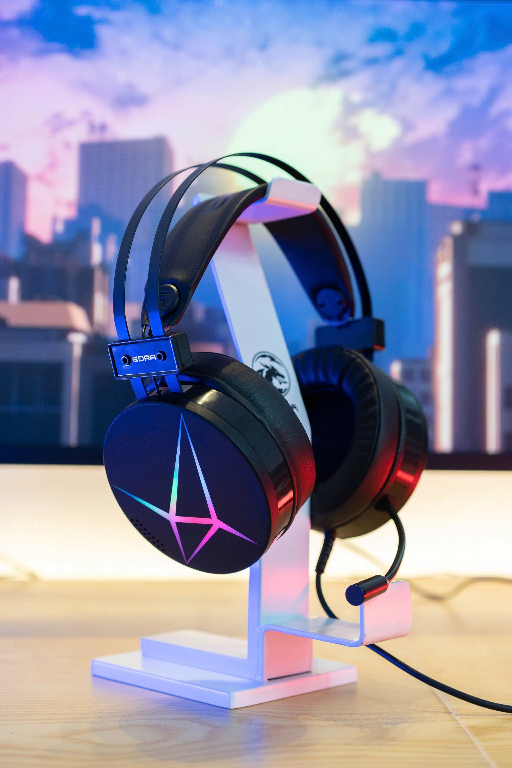 Tai Nghe Chụp Tai Chống Ồn Gaming EDRA EH416PRO (LED RGB, PR: 20 ...