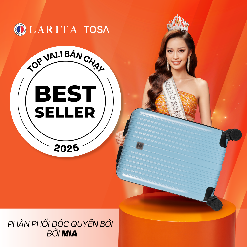 Mô tả Vali Kéo MIAvn Du Lịch Larita TOSA - Size S 20inch, Nhựa ABS Cứng Cáp Bền Bỉ, Khoá TSA - 1