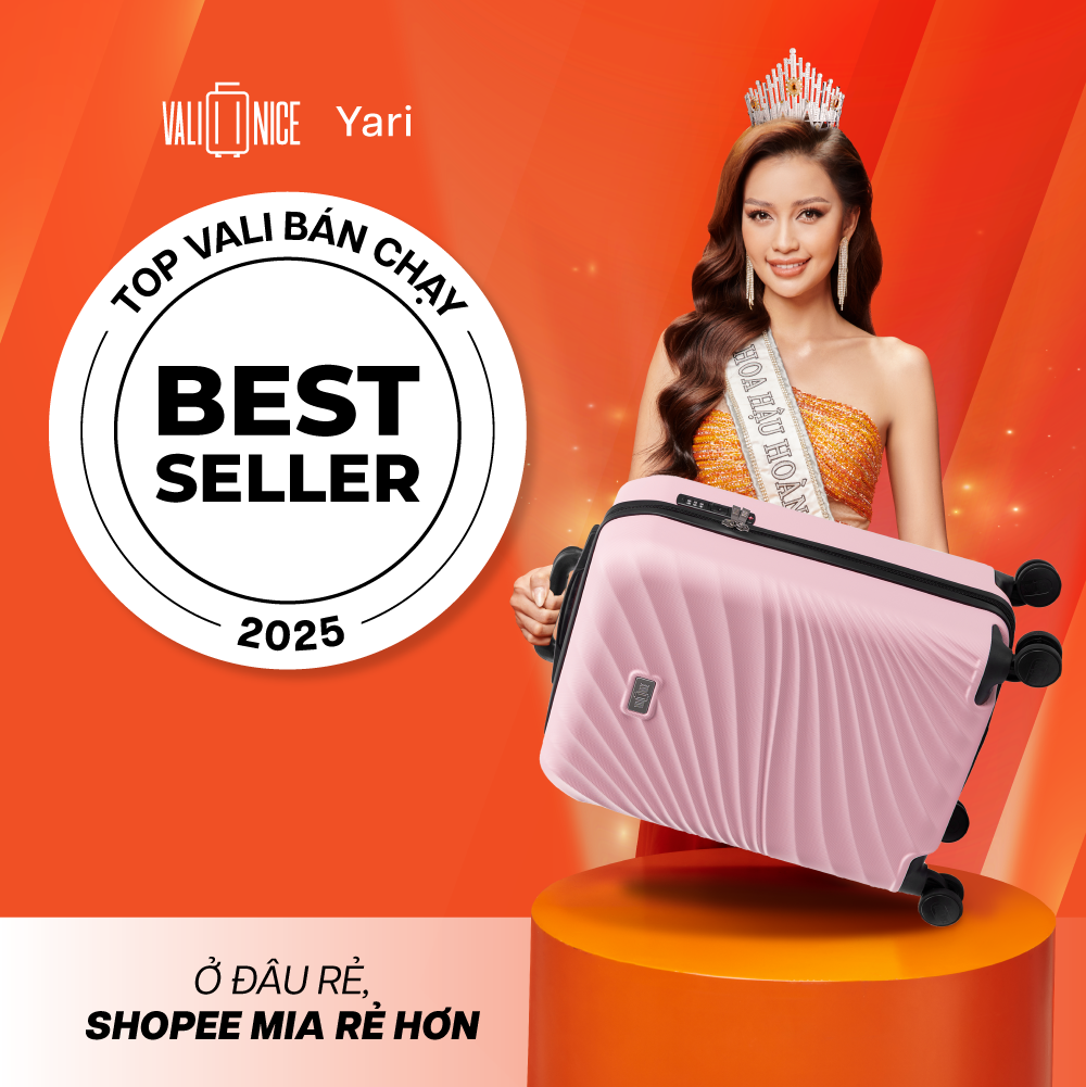 Mô tả Vali Kéo MIAvn Du Lịch Valinice YARI - Size S 20inch, Nhựa ABS Cứng Cáp Bền Bỉ, Khoá TSA, Bảo Hành Trọn Đời - 1