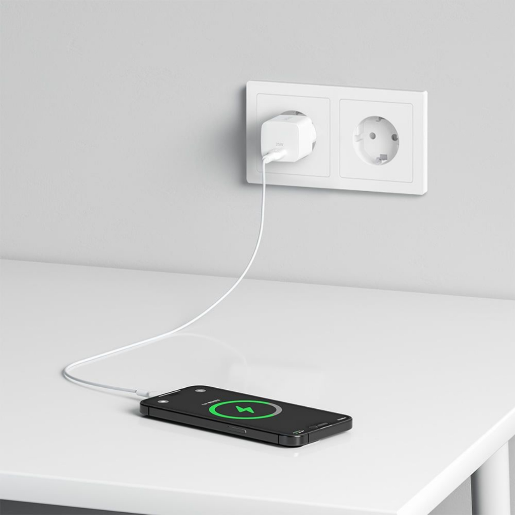 Mô tả Củ sạc nhanh Belkin PD 25W 1 cổng Type-C - Chân Tròn - 1