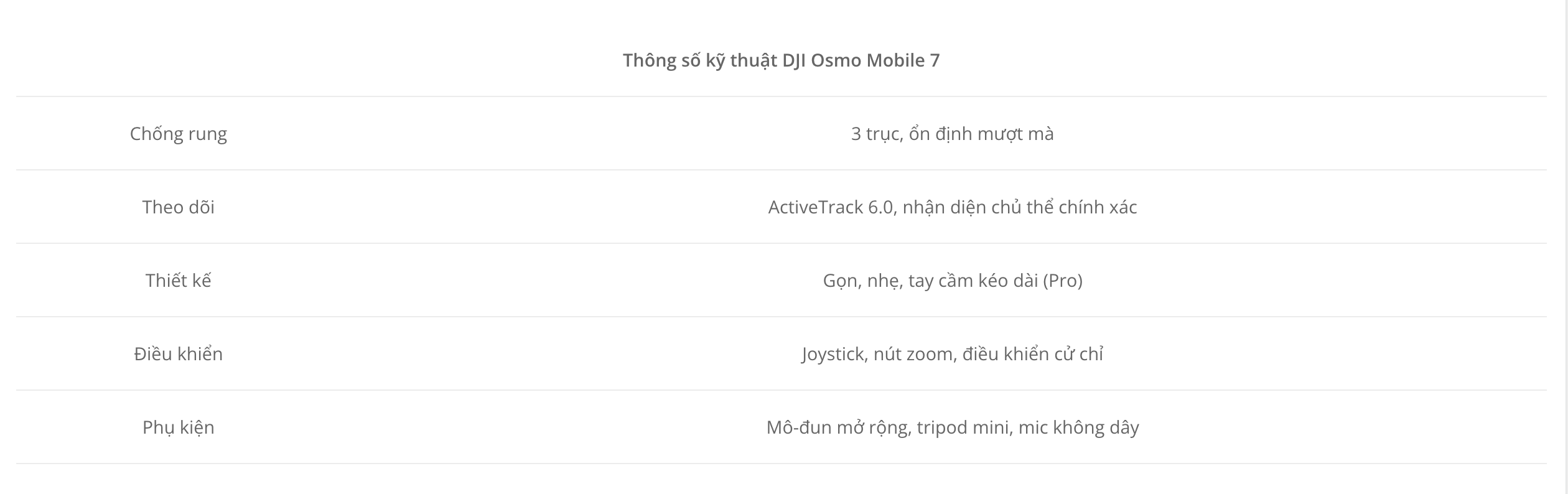 Mô tả Thiết bị cầm tay chống rung cho điện thoại DJI Osmo Mobile 7/ Osmo Mobile 7P - 1