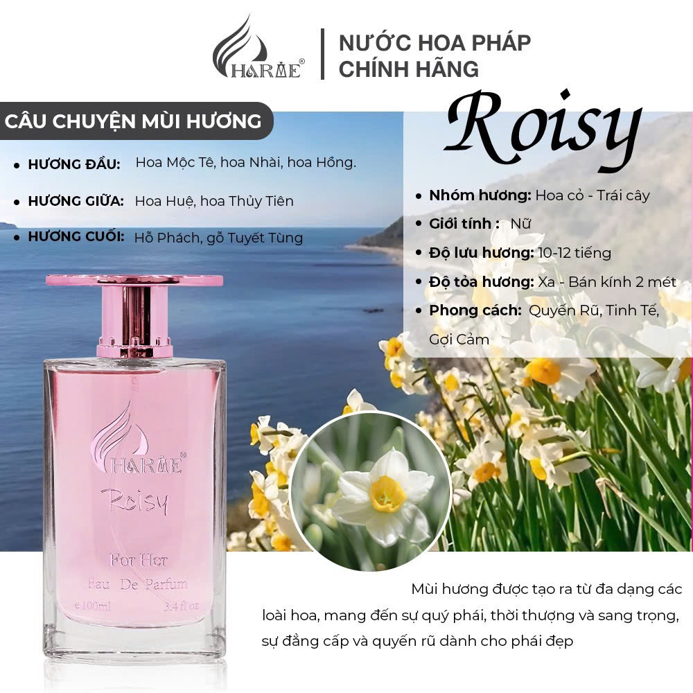 Mô tả Nước Hoa CHARME Chính Hãng 10ml Nam Nữ Lưu Hương Lâu - 8