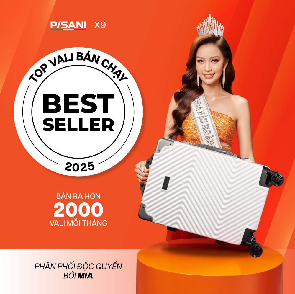 Mô tả Vali Kéo MIAvn Pisani X9 - Size 20/24/28, Nhựa PC Cao Cấp Siêu Bền, Khoá Khung Bảo Mật, Bảo Hành Trọn Đời - 1