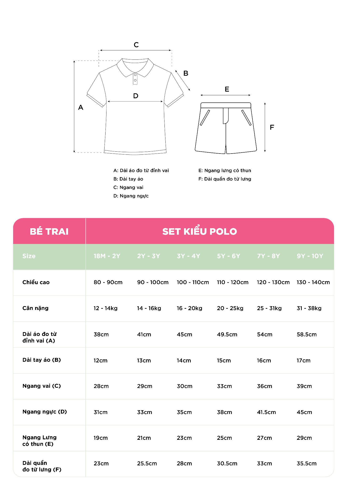 Mô tả Set Quần Áo Polo Cộc Tay Bé Trai Phong Cách Hè, Năng Động, Mát Mẻ (1-10 Tuổi) – Baa Baby B-BC-SE07N - 3