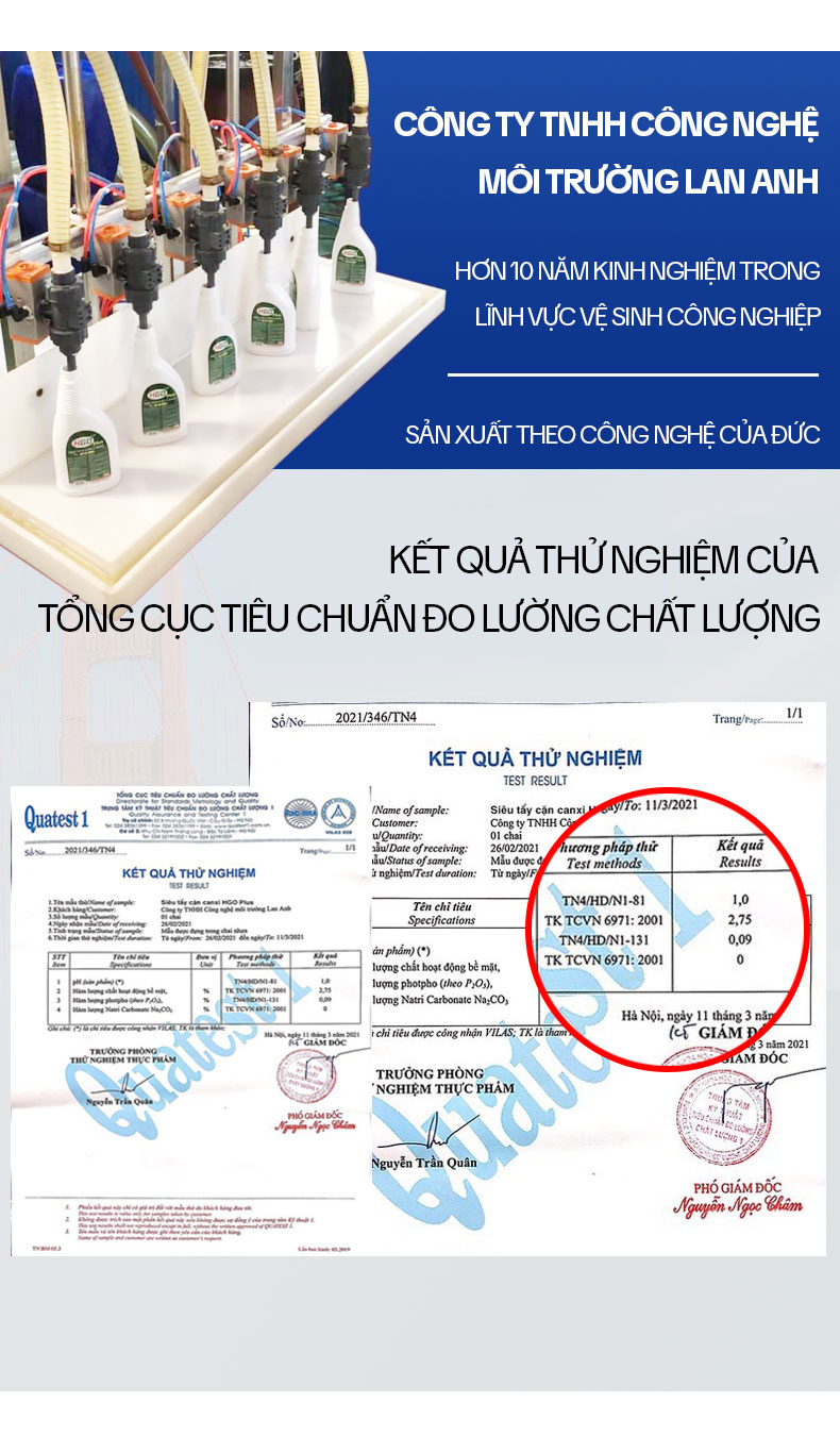 Làm sạch vòi inox HGO PLUS