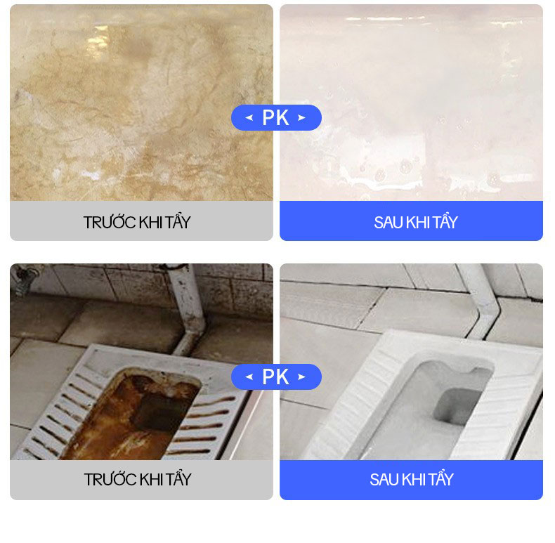 Hiệu quả trên gạch men HGO PLUS