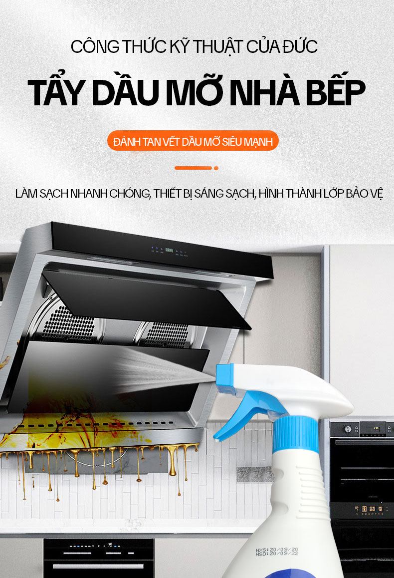 Hiệu quả tẩy dầu mỡ HGO