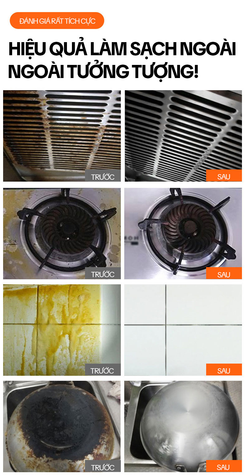 HGO tẩy dầu mỡ nhà bếp
