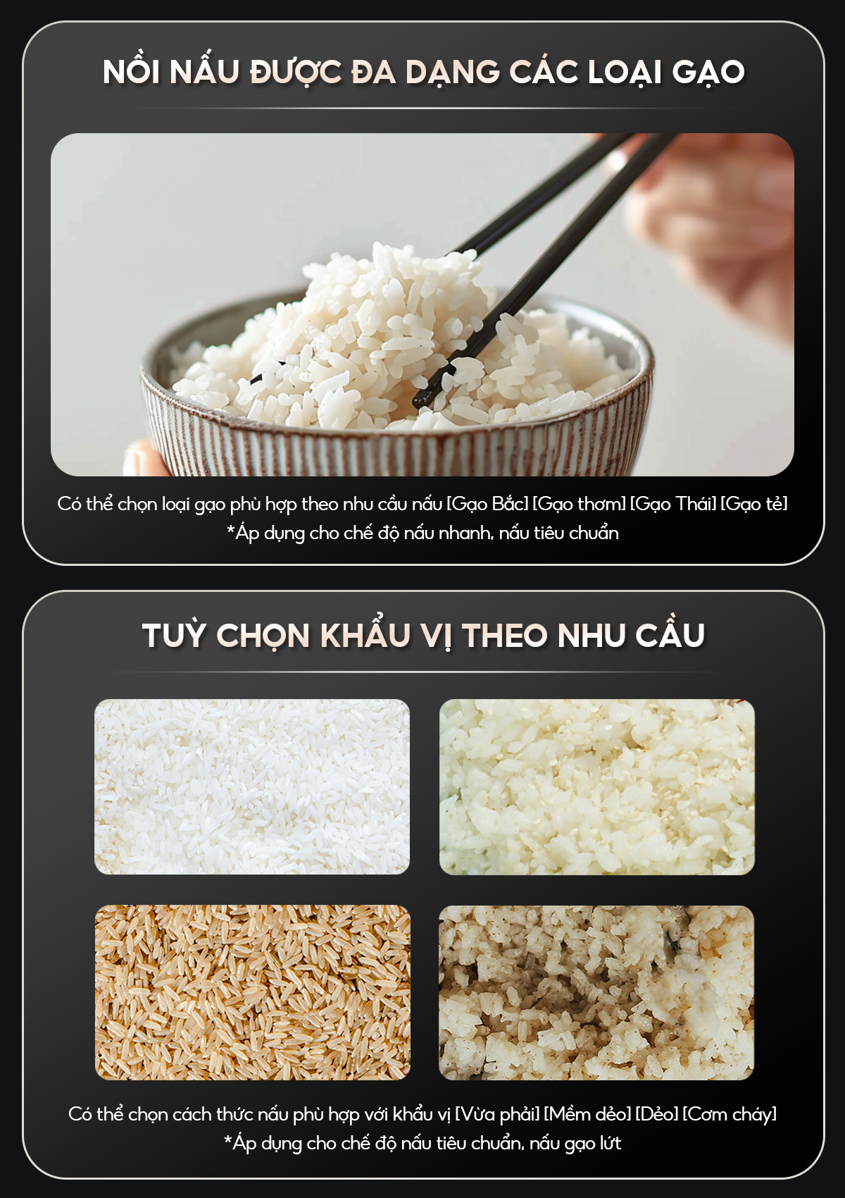 Mô tả Nồi cơm cao tần AQUA RIH401R 1.5L, điều khiển cảm ứng 8 chế độ nấu, hẹn giờ 24 tiếng - 6