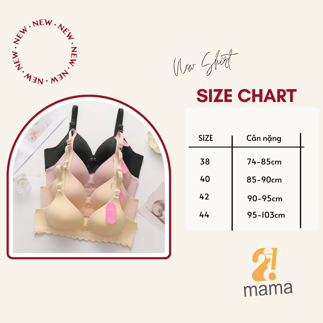 Mô tả Aó lót bầu su 2mama cao cấp trước và sau sinh, áo ngực cho con bú chất su đúc mịn mát và nhẹ nhàng - 1
