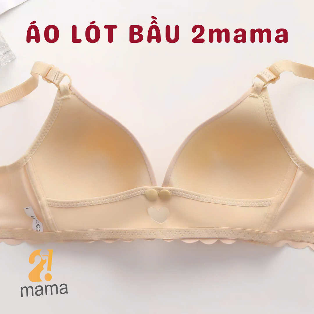 Mô tả Aó lót bầu su 2mama cao cấp trước và sau sinh, áo ngực cho con bú chất su đúc mịn mát và nhẹ nhàng - 5