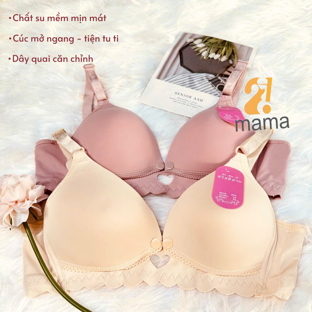Mô tả Aó lót bầu su 2mama cao cấp trước và sau sinh, áo ngực cho con bú chất su đúc mịn mát và nhẹ nhàng - 9