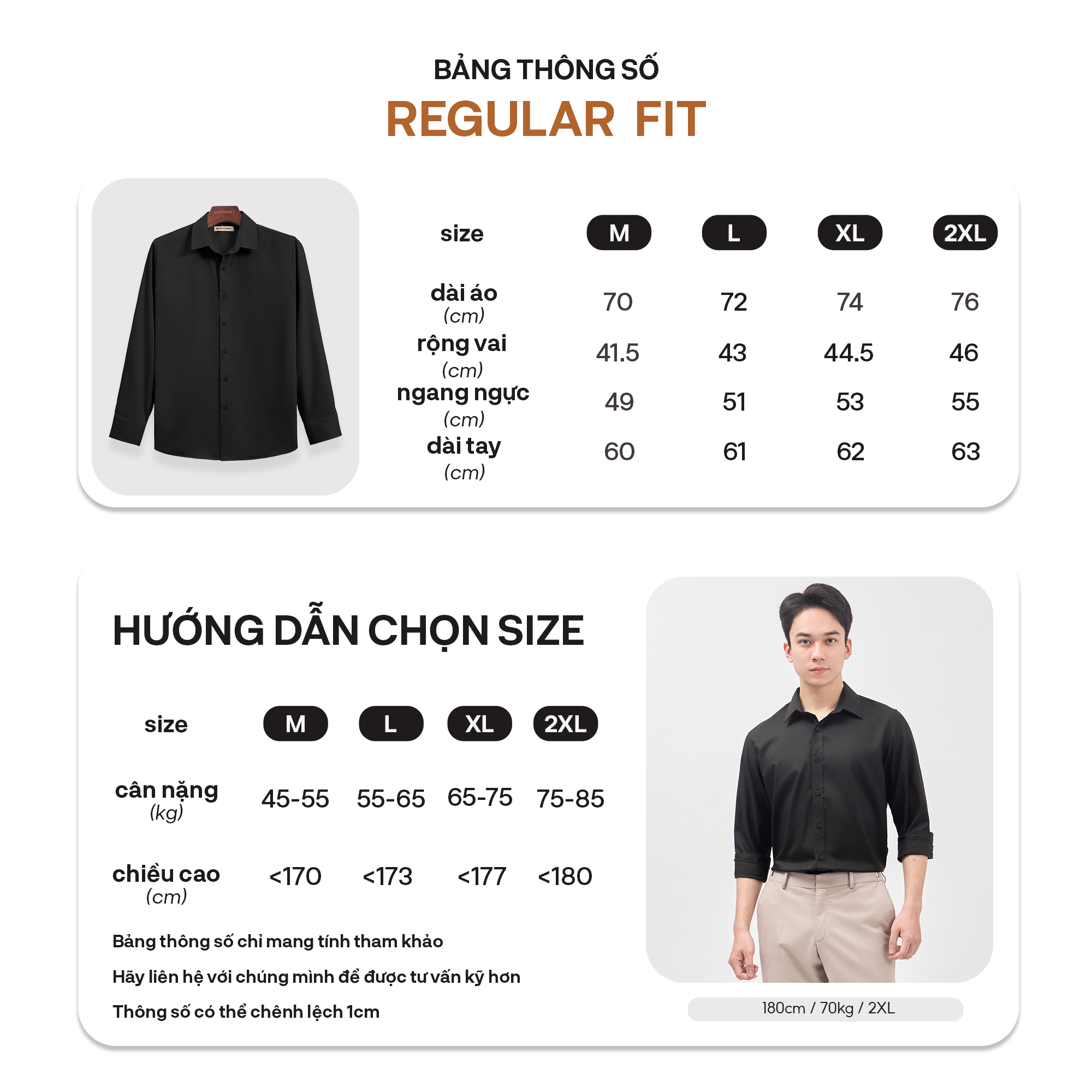 Mô tả Áo Sơ Mi Nam Công Sở Dài Tay Modal PATTERN PA056 - 1