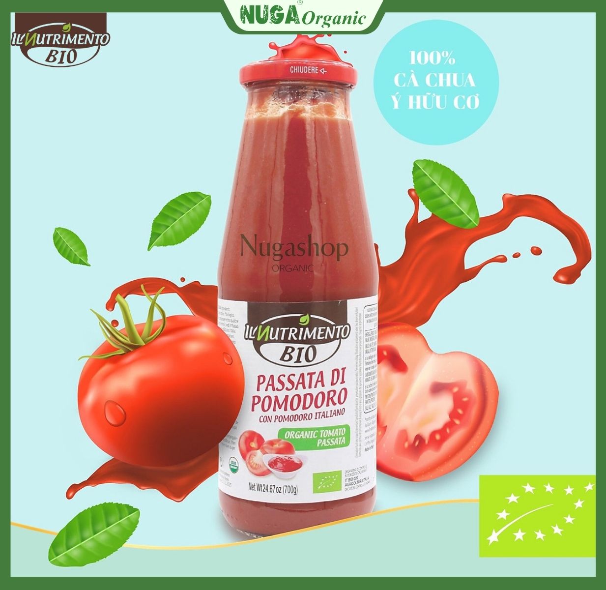 Sốt cà chua Passata hữu cơ Ý - 700g | Shopee Việt Nam